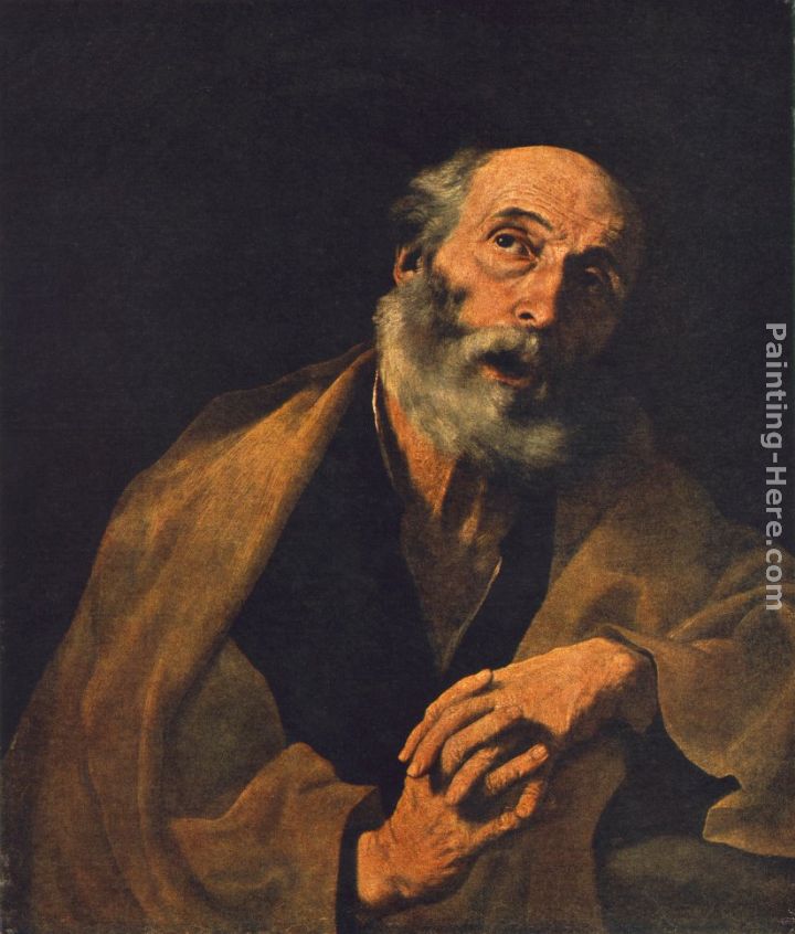 St Peter painting - Jusepe de Ribera St Peter art painting